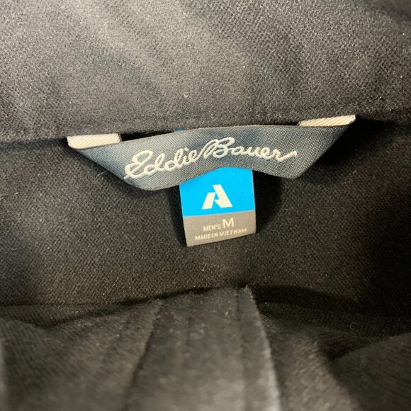 Eddie Bauer First Ascent Mens Sandstone Backbone Jacket Medium Black Full Zip - Picture 4 of 10